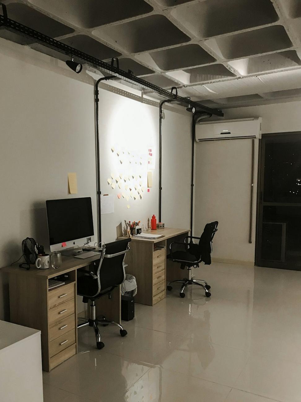 Industrial modern office space