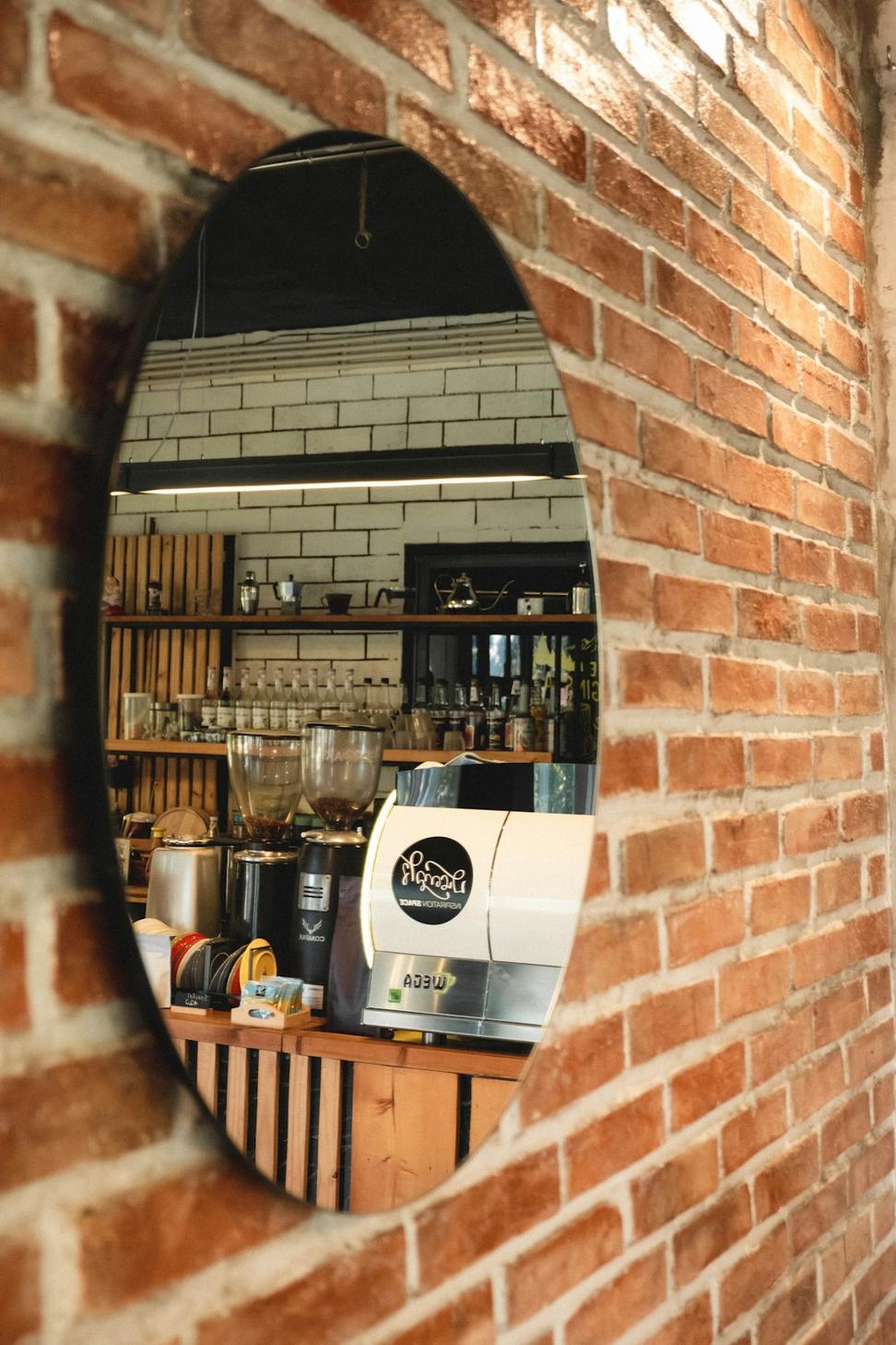 Industrial coffee shop design